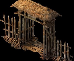Desert Gobi - cottage side door