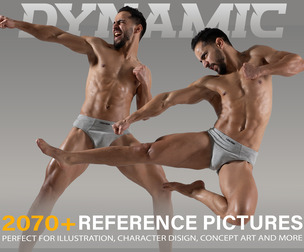 2070+ Dynamic Male Action Poses Reference Pictures . no ai