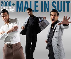 2000+ Male in Suit Poses Reference Pictures . no ai