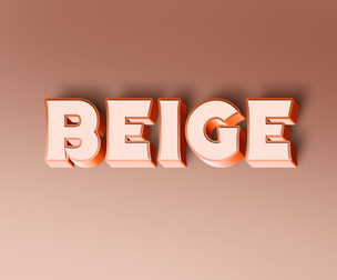 Beige PSD Fully Editable Text Effect. Layer Style PSD Mockup Template