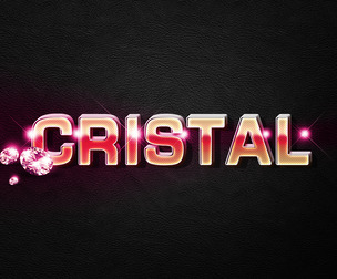 Cristal PSD Fully Editable Text Effect. Layer Style PSD Mockup Template