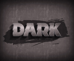 Dark PSD Fully Editable Text Effect. Layer Style PSD Mockup Template