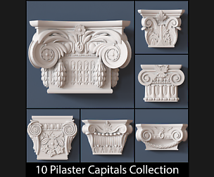 10 Pilaster Capitals Collection