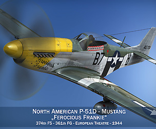North American P-51D Mustang - Ferocious Frankie
