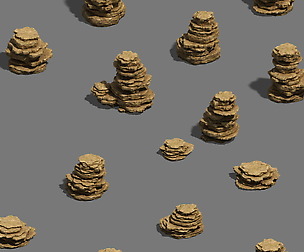 Mountain wall - stone 02