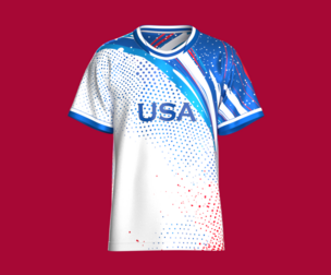 Men USA Player-07 Sublimation Sprots Jersey | Marvelous / Clo3d / obj / fbx
