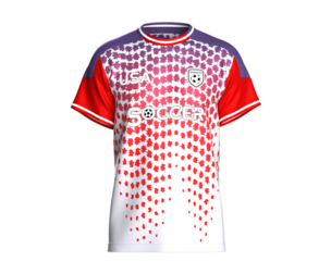Men USA Abstract Scatter Fade Soccer Jersey | Marvelous / Clo3d / obj / fbx