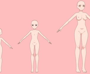 Base Mesh Pack - Anime Female