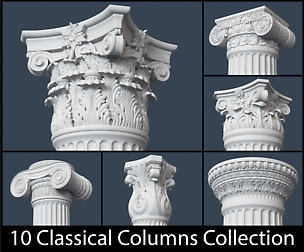 10 Classical Columns Collection