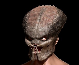 Predator Mask Face Jungle Hunter 1987 scale 1:1 File STL – OBJ for 3D Printer