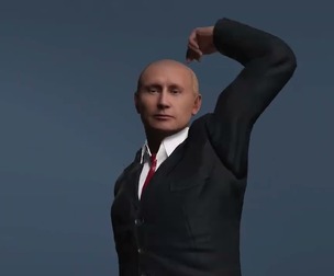 Satirical Realistic Putin 3D Model - Incl. Funny Dance Animation Body Face Rigged | UE5 Ready 恶搞写实普京