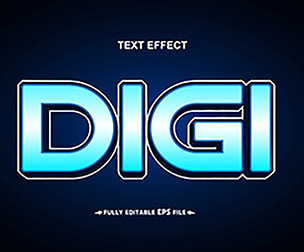 Digi Text Effects, EPS Template File.