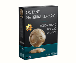OCTANE MATERIAL DESIGN PACK 2 FOR ASSET BROWSER IN CINEMA 4D
