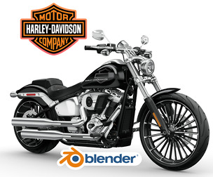 2026 Harley Davidson Breakout Custom Motorcycle Bike