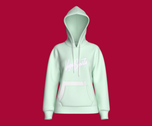 Girls Double Layer Kangaroo Pocket Hoodie | Marvelous / Clo3d / obj / fbx
