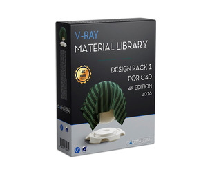V-RAY MATERIAL PACK 1 for C4D design material for Asset Browser