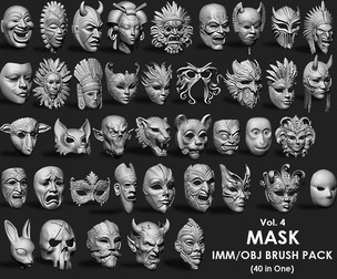 Masks IMM/OBJ Brushes 40 in one vol 4