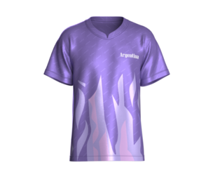 Men Argentina Sport Flame Jersey | Marvelous / Clo3d / obj / fbx