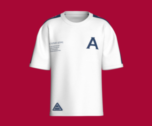 Men Printed Drop Shoulder T-Shirt With Triangle Patch | Marvelous / Clo3d / obj / fbx