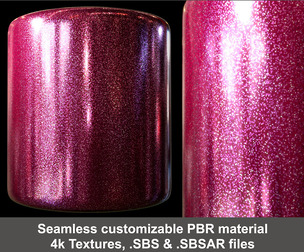 Sparkle Automotive Paint Substance Material and textures