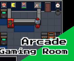 Arcade Gaming Room – 16x16 Top‑Down Pixel Art Tileset
