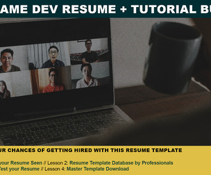 Resume Template + Tutorial Bundle: Get seen more often When Applying to any Job
