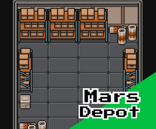 Mars Depot – 16x16 Top‑Down Sci‑Fi Storage Pack (Crates, Containers, Supplies)