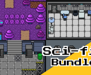 Sci‑Fi Environments Bundle – 16x16 Top‑Down Pixel Art (Modular Space Tilesets)