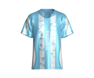 Argentina Sky Blue Stripe Athletic Jersey | Marvelous / Clo3d / obj / fbx