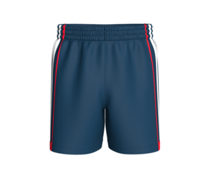 Men Side Panel Contrast Striped Shorts | Marvelous / Clo3d / obj / fbx