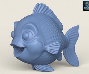 Fish 03 Print Ready 3D Model
