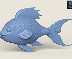 Fish 06 Print Ready 3D Model