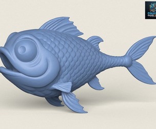 Fish 08 Print Ready 3D Model