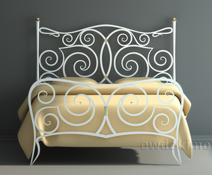Forged bedstead