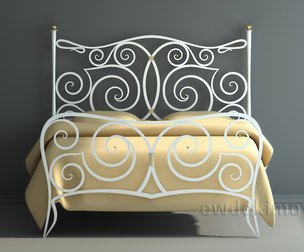 Forged bedstead