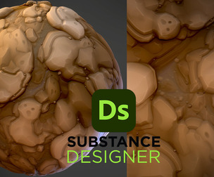 Stylized Desert Terrain - Substance 3D Designer