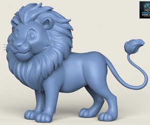 The Lion King Print Ready 3D Model