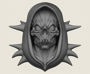 Horror Skull Print Ready 3D Model
