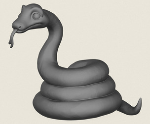 Anaconda Snake Print Ready 3D Model