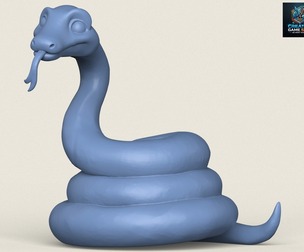 Anaconda Snake Print Ready 3D Model