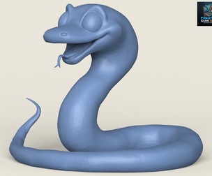 Snake Toy Print Ready 3D Model