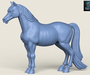 Horse Print Ready 3D Model