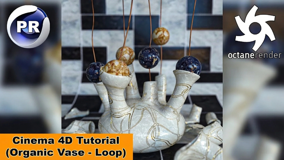 ABSTRACT LOOPING ANIMATIONS IN CINEMA 4D