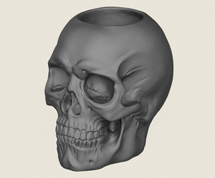 Skull Plant Pot