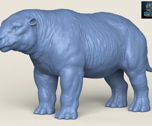 Dino Bull Print Ready 3D Model