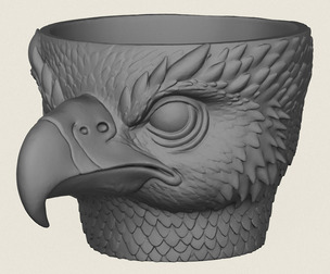 Eagle Head Planter