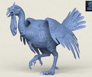 Angry Turkey Bird