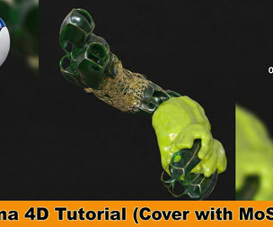 Abstract Organic Wrapping Effects in Cinema 4D with MoSpline