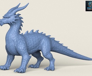 Monster Dino Dragon Print Ready 3D Model