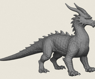 Monster Dino Dragon Print Ready 3D Model